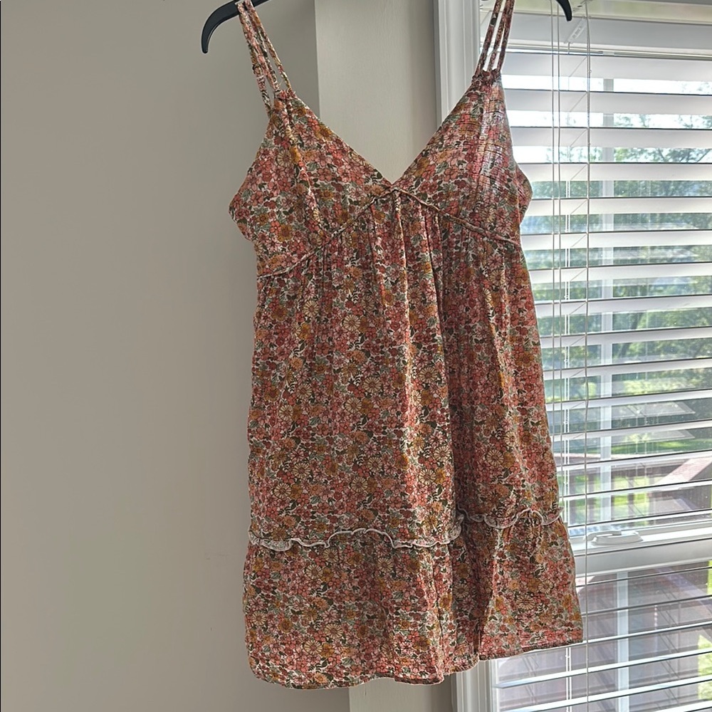 Floral Spaghetti Strap Dress